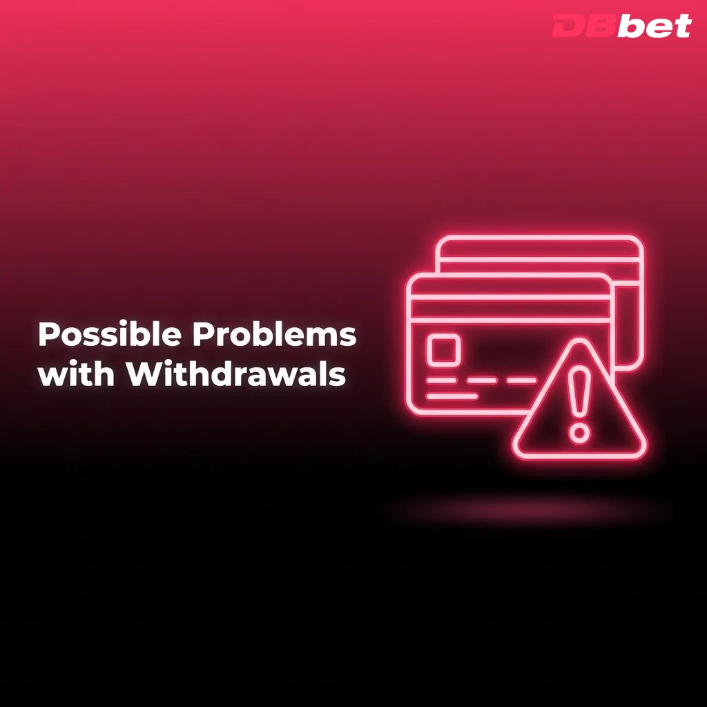 Illustration showing common withdrawal problems and solutions including delays, failed transactions, and verification issues.